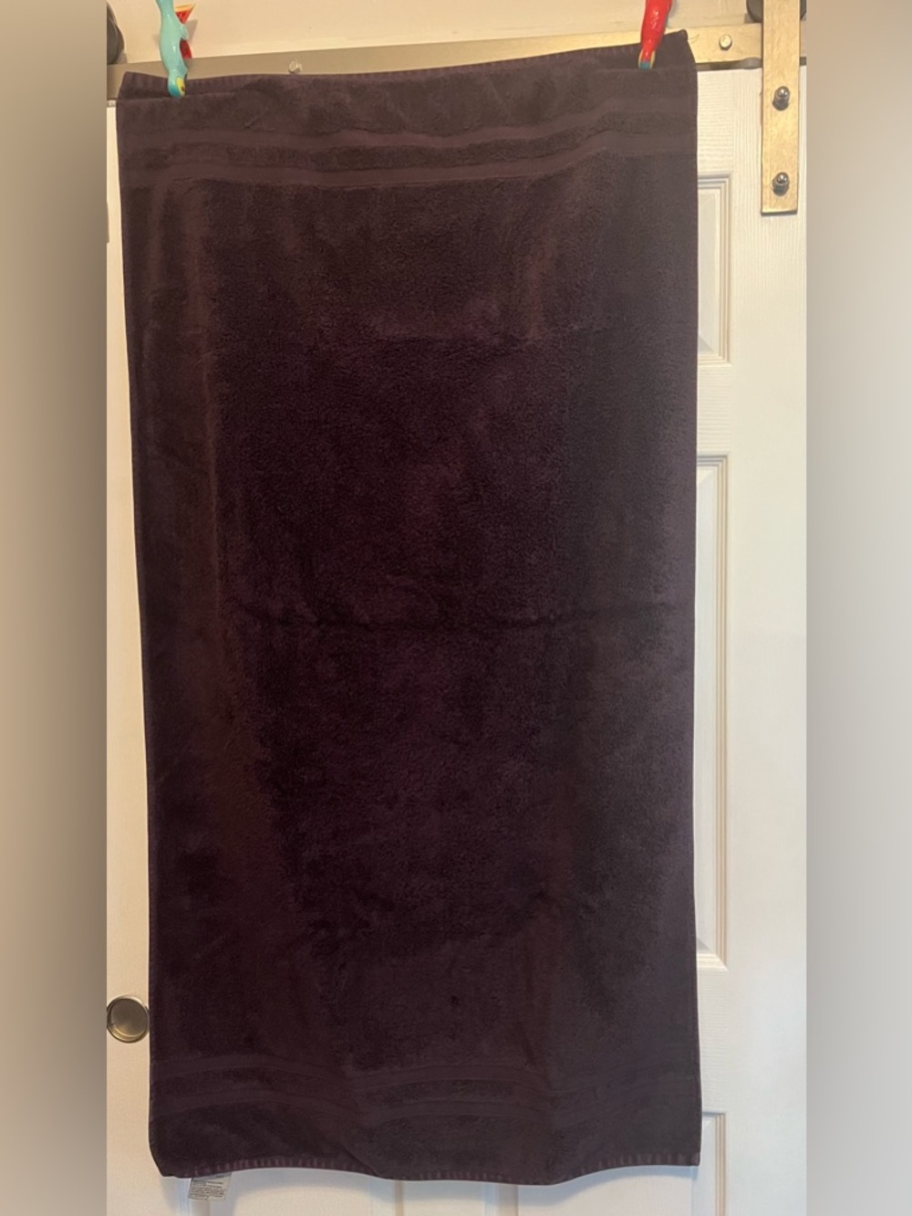 Wamsutta Plush Micro Cotton Bath & Hand Towels - Plum (2 ea.) - Picture 10 of 11